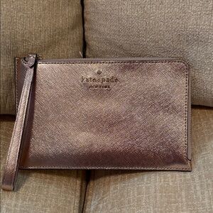 Kate Spade Rose Gold Wristlet